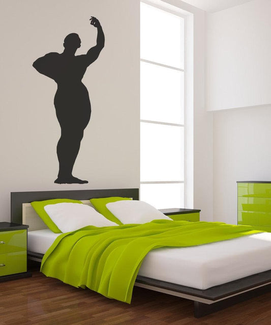 Vinyl Wall Decal Sticker Muscle Pose #OS_MB532