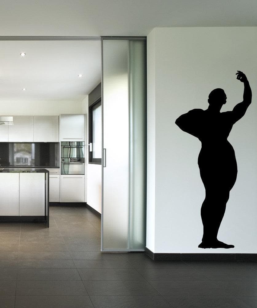 Vinyl Wall Decal Sticker Muscle Pose #OS_MB532