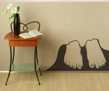 Vinyl Wall Decal Sticker Giant Feet #OS_MB261