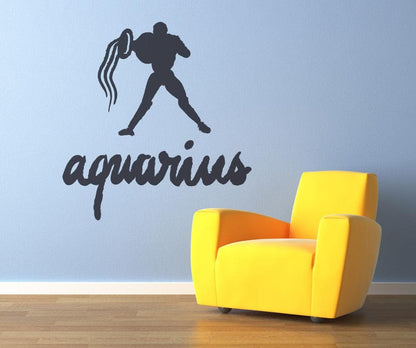 Vinyl Wall Decal Sticker Aquarius #OS_MB440