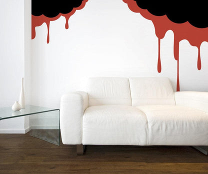Vinyl Wall Decal Sticker Drippy Clouds #OS_MB401