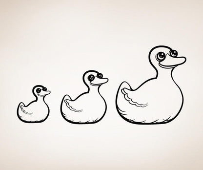 Vinyl Wall Decal Sticker Rubber Duckies #OS_MB323