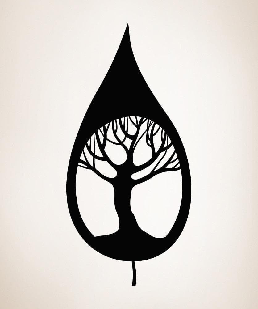 Vinyl Wall Decal Sticker Tree in Leaf #OS_MB362