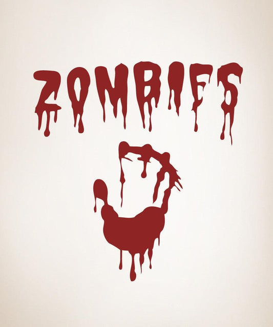 Vinyl Wall Decal Sticker Zombies #OS_MB403