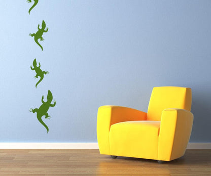 Vinyl Wall Decal Sticker Crawling Lizards #OS_MB443