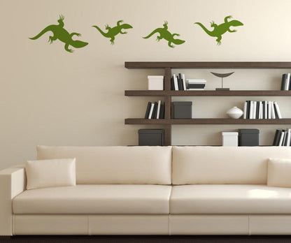 Vinyl Wall Decal Sticker Crawling Lizards #OS_MB443