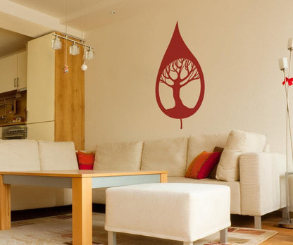 Vinyl Wall Decal Sticker Tree in Leaf #OS_MB362