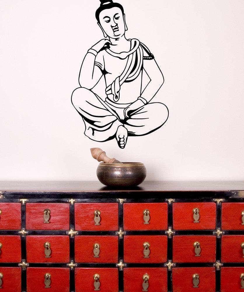 Vinyl Wall Decal Sticker Hindu Meditation #OS_MB543