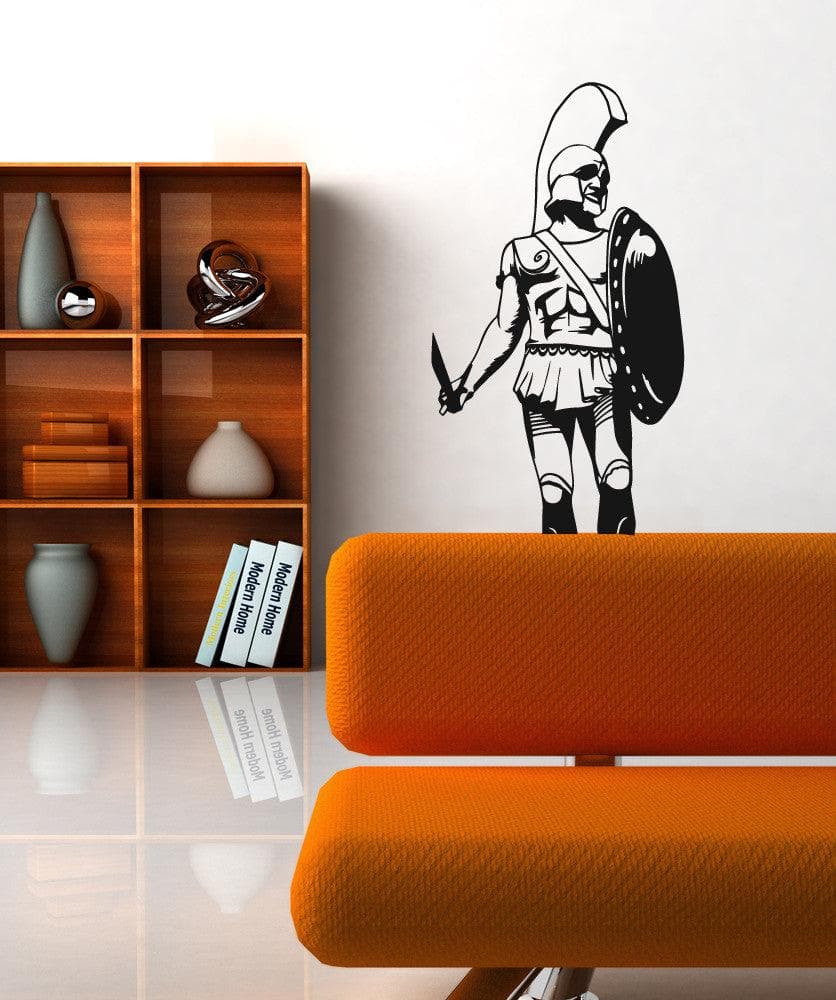 Vinyl Wall Decal Sticker King Leonidas Statue #OS_MB544