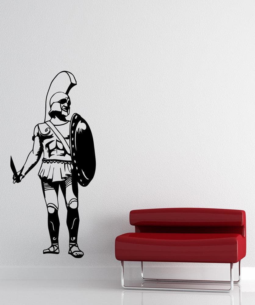 Vinyl Wall Decal Sticker King Leonidas Statue #OS_MB544