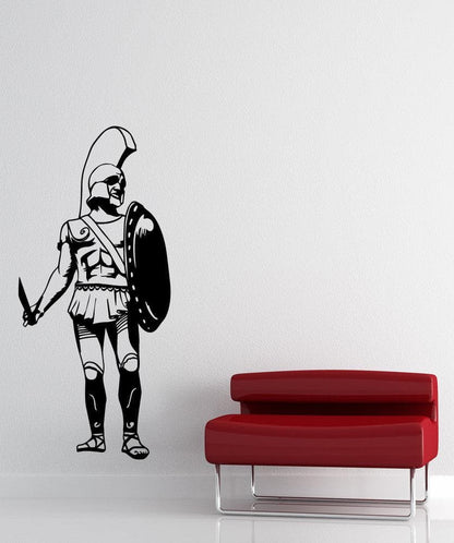 Vinyl Wall Decal Sticker King Leonidas Statue #OS_MB544