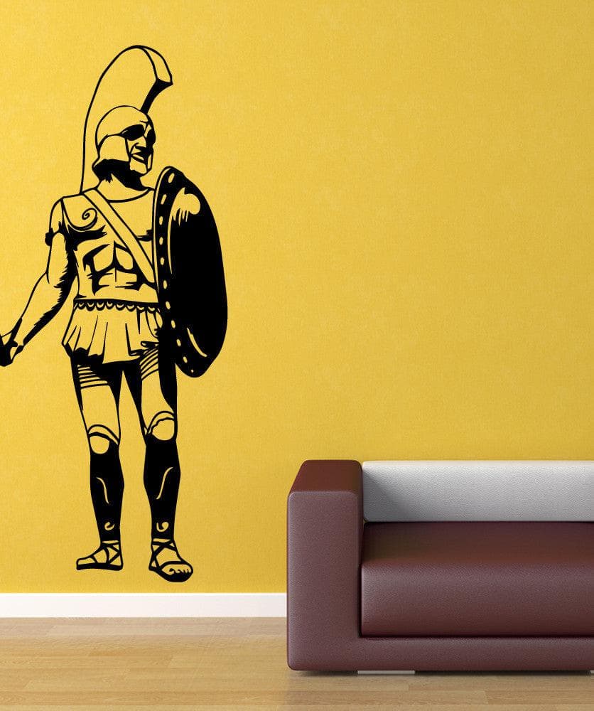 Vinyl Wall Decal Sticker King Leonidas Statue #OS_MB544