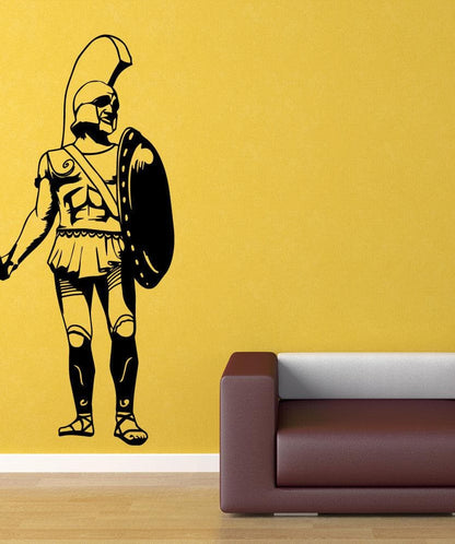 Vinyl Wall Decal Sticker King Leonidas Statue #OS_MB544