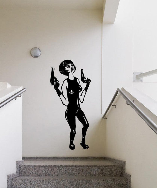 Vinyl Wall Decal Sticker Lady Killer #OS_MB405