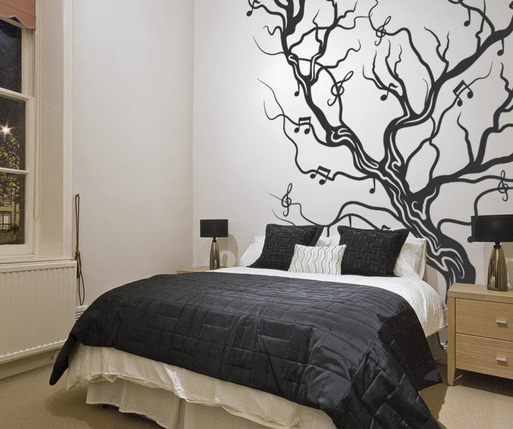 Vinyl Wall Decal Sticker Musical Tree #OS_MB445