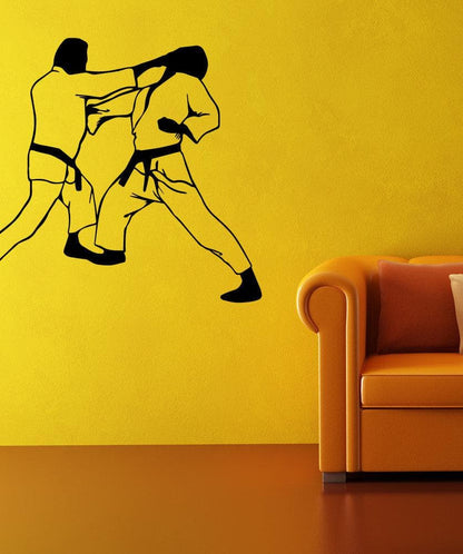 Vinyl Wall Decal Sticker Martial Arts Fight #OS_MB546