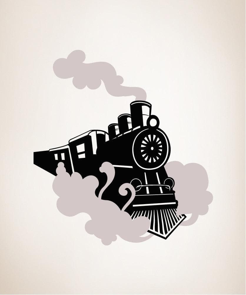 Vinyl Wall Decal Sticker 3D Train #OS_MB326