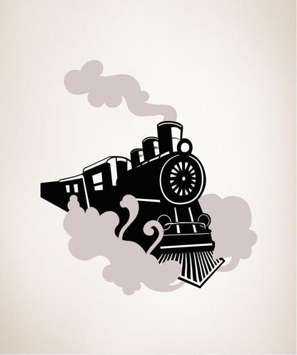 Vinyl Wall Decal Sticker 3D Train #OS_MB326