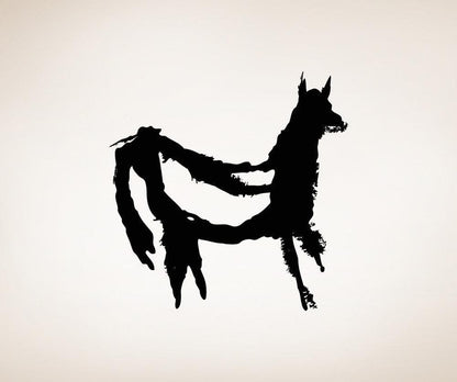 Vinyl Wall Decal Sticker Llama Cave Painting #OS_MB265