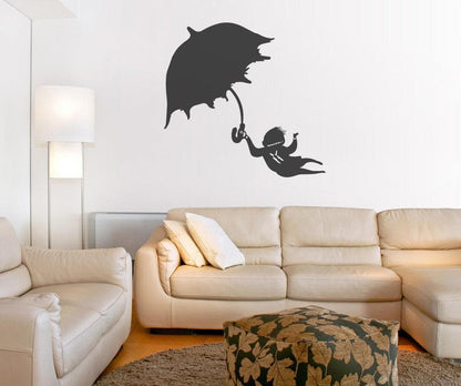 Vinyl Wall Decal Sticker Windy Day #OS_MB493