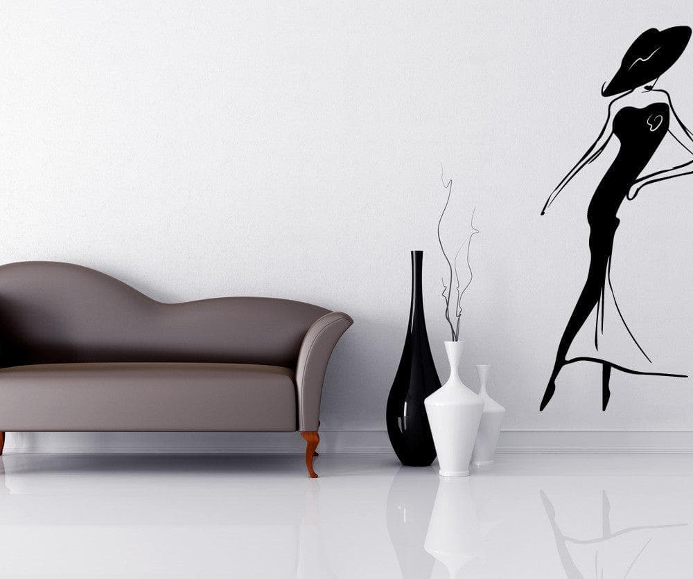 Vinyl Wall Decal Sticker Sophisticated Lady #OS_MB497