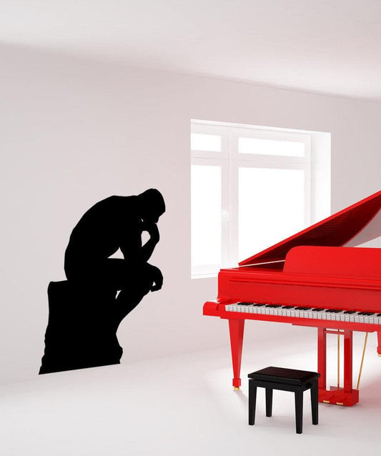 Vinyl Wall Decal Sticker The Thinker #OS_MB565