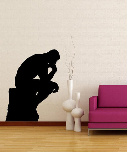 Vinyl Wall Decal Sticker The Thinker #OS_MB565