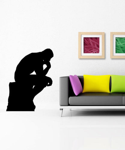 Vinyl Wall Decal Sticker The Thinker #OS_MB565