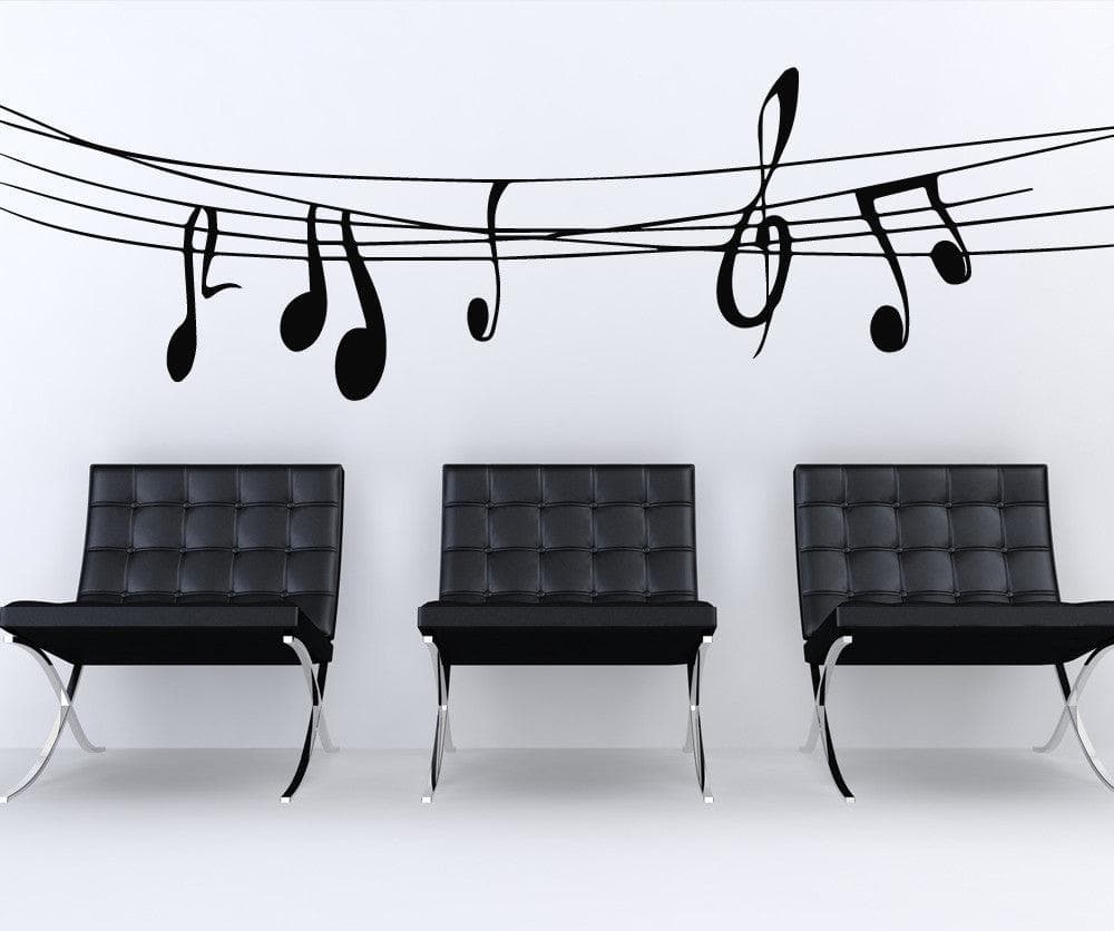 Vinyl Wall Decal Sticker Musical Notes #OS_MB510