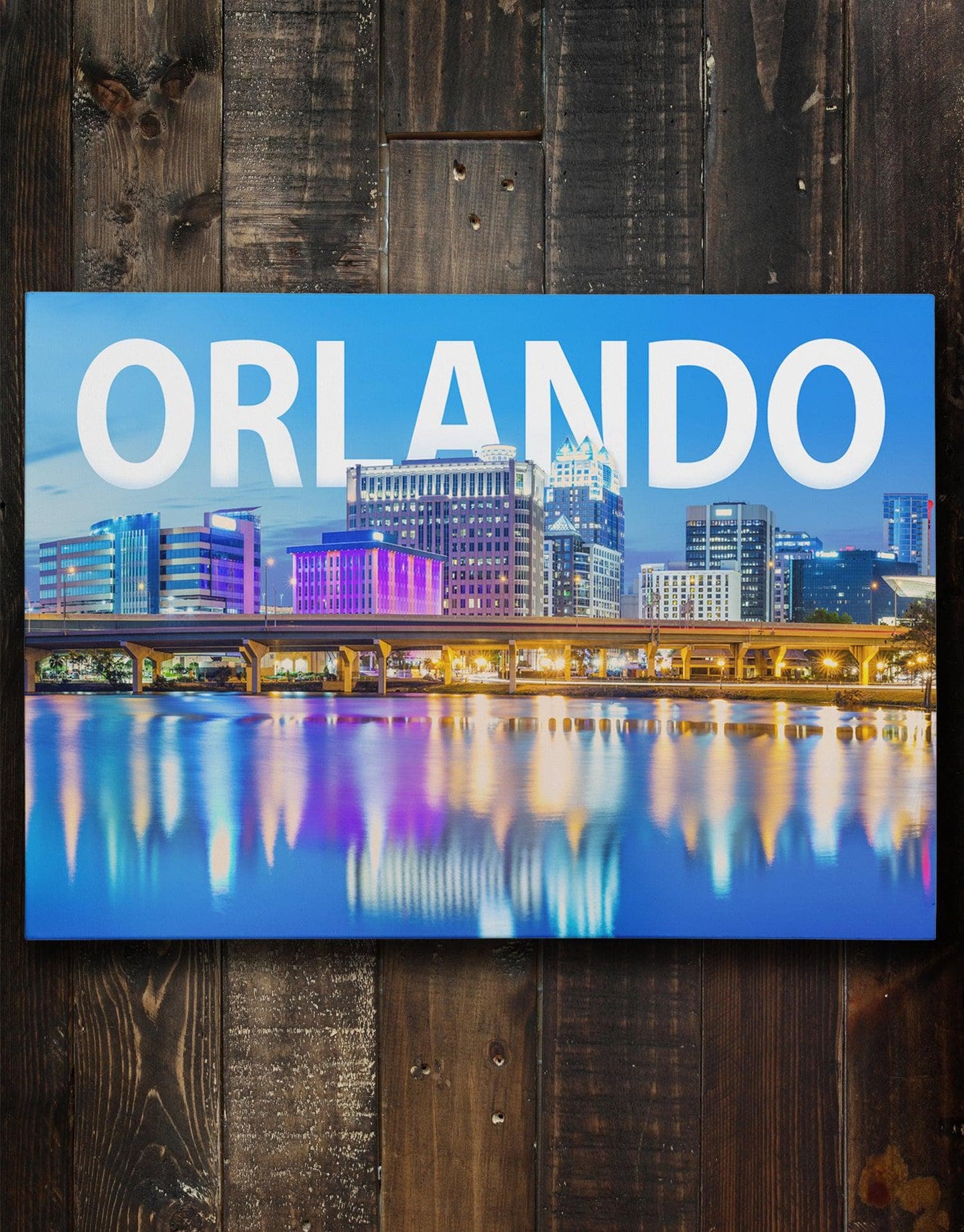 Downtown Orlando Florida Skyline Canvas: by APE CANVAS C106