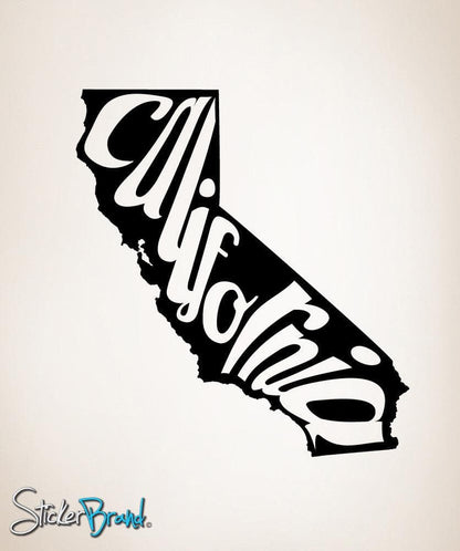Vinyl Wall Decal Sticker California State #OS_MB169