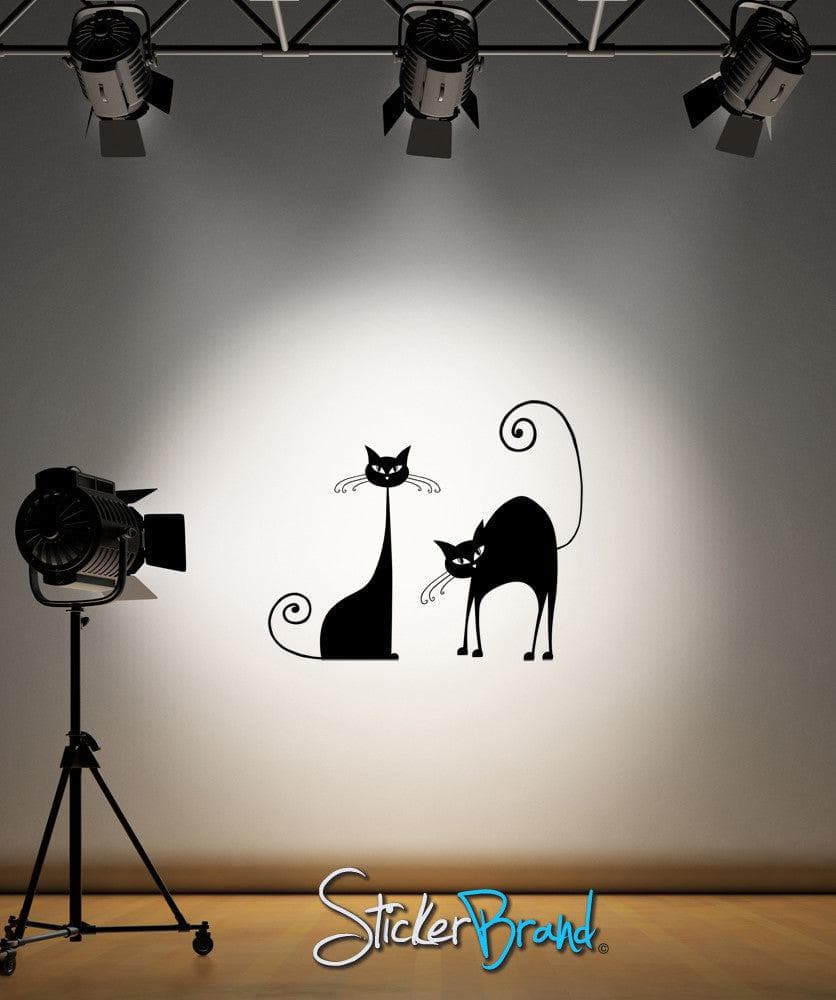 Vinyl Wall Decal Sticker Classic Cats item #OS_AA101
