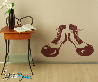 Vinyl Wall Decal Sticker Circus Clown Shoes #OS_MB176