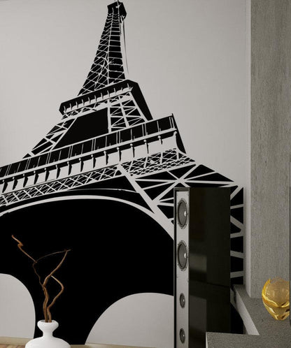 Large Eiffel Tower Wall Decal. Paris France Home Decor. Edge to Edge. item #OS_MG102