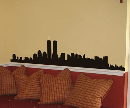 New York Skyline World Trade Center Vinyl Wall Decal Sticker. #206