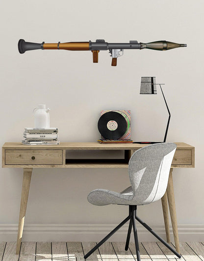 RPG Weapon Color Graphic Wall Decal Sticker. #JH190