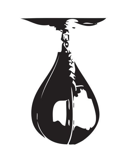 Boxing Speed Bag Wall Decal Sticker. Perfect for Boxing Gym.  #JH195