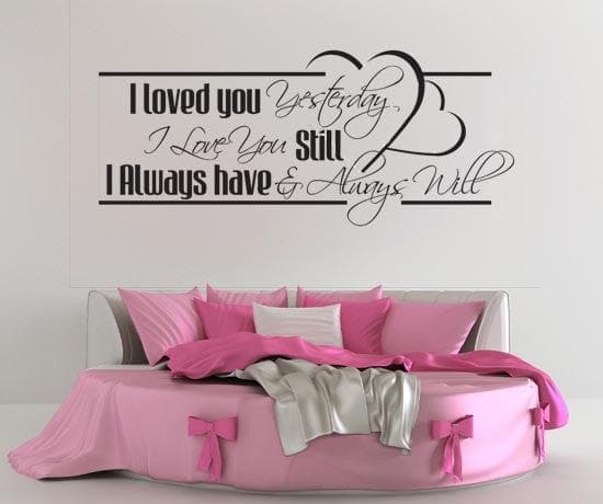 Vinyl Wall Decal Sticker Love Quote #BHuey118