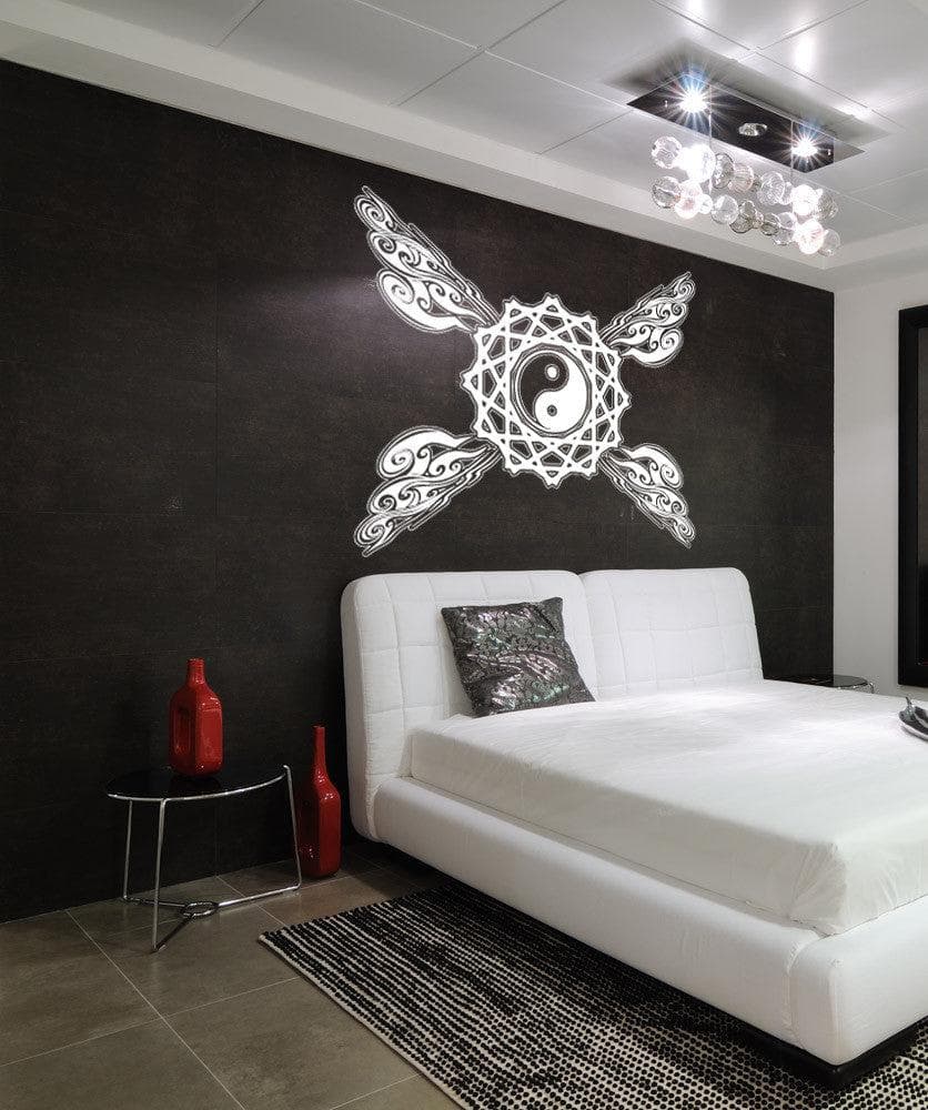 Vinyl Wall Decal Sticker Yin Yang Pattern #OS_AA1009