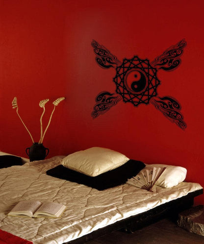 Vinyl Wall Decal Sticker Yin Yang Pattern #OS_AA1009