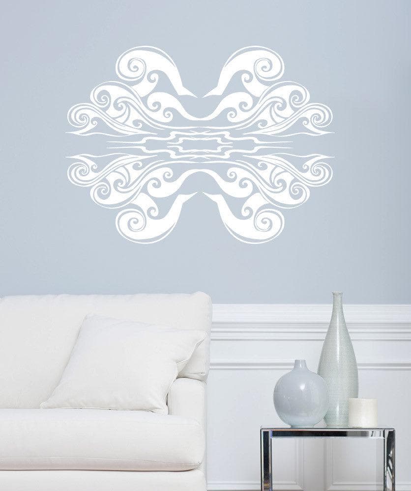 Vinyl Wall Decal Sticker Abstract Wave Pattern #OS_AA1010