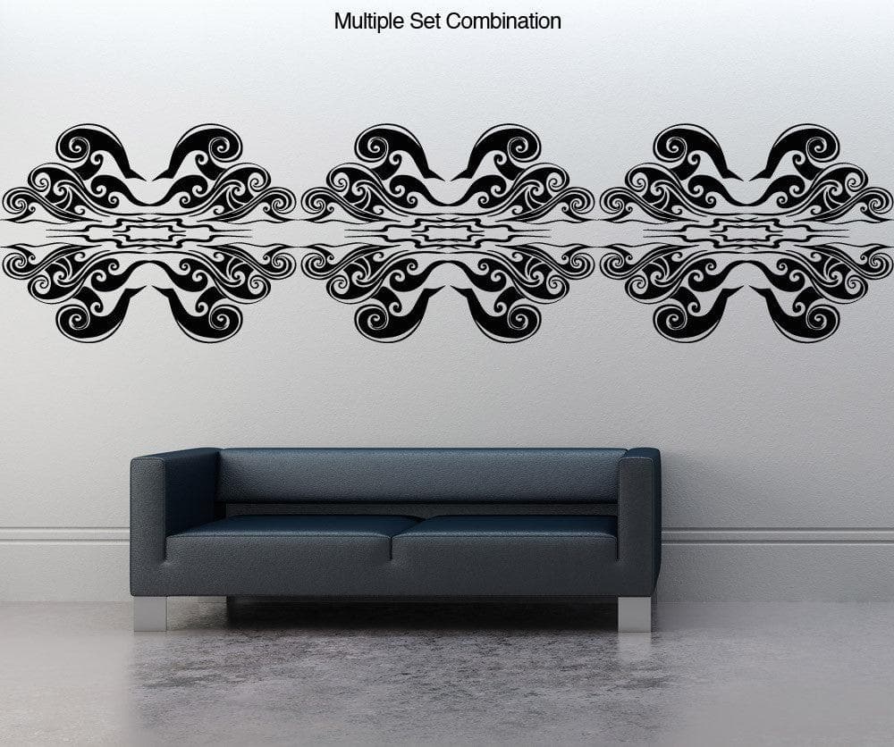 Vinyl Wall Decal Sticker Abstract Wave Pattern #OS_AA1010
