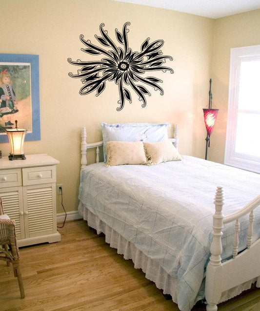 Vinyl Wall Decal Sticker Abstract Flower Pattern #OS_AA1033