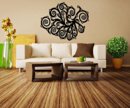 Vinyl Wall Decal Sticker Blossoms Vines #OS_AA1046