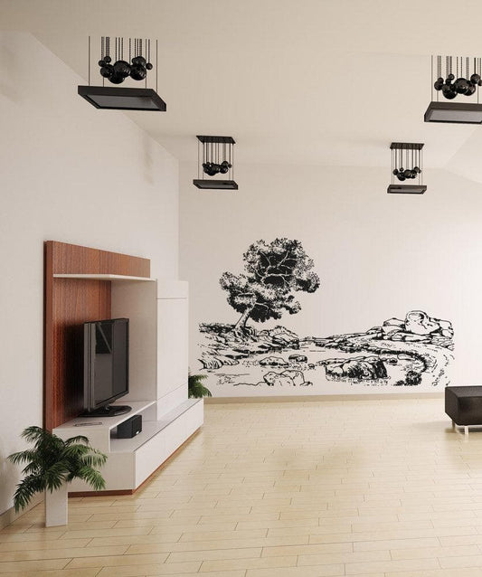 Vinyl Wall Decal Sticker Tranquil Forest #OS_AA1072