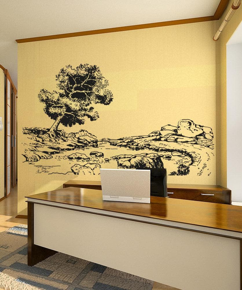 Vinyl Wall Decal Sticker Tranquil Forest #OS_AA1072