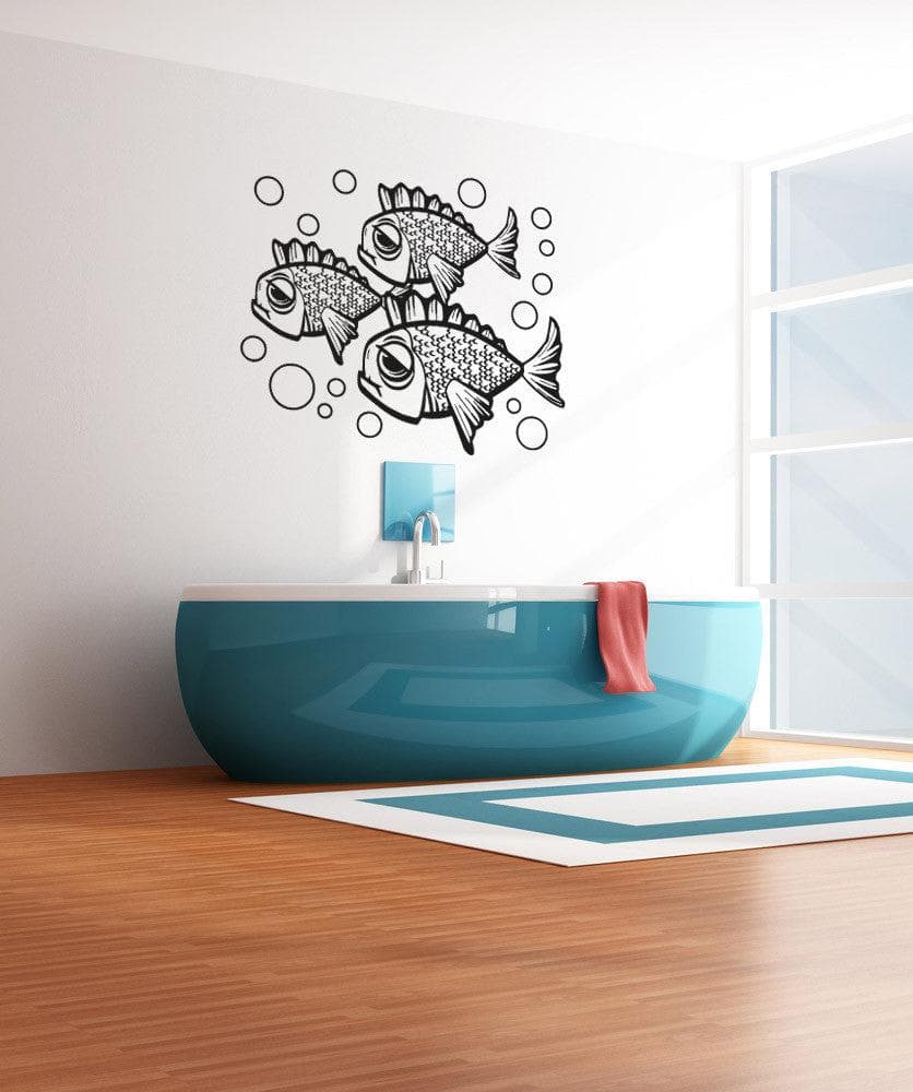 Vinyl Wall Decal Sticker Sad Fish #OS_AA1095 – StickerBrand