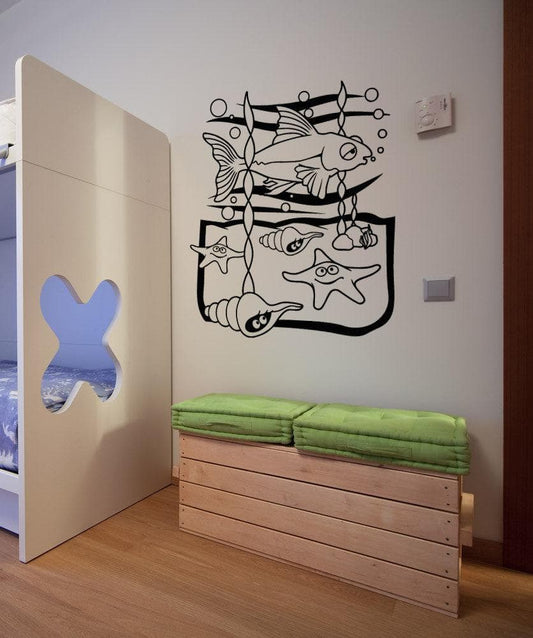 Vinyl Wall Decal Sticker Children's Under the Sea #OS_AA1107