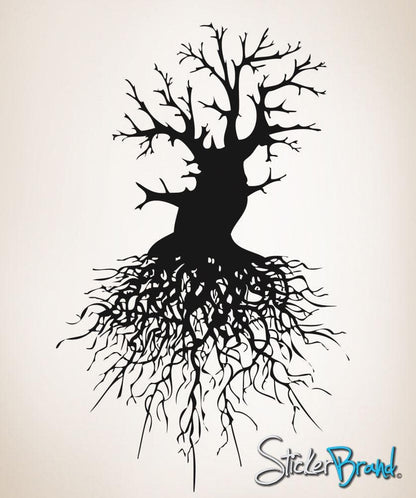 Vinyl Wall Decal Sticker Tree Roots #OS_AA111
