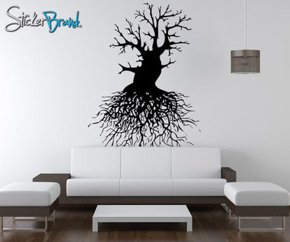 Vinyl Wall Decal Sticker Tree Roots #OS_AA111